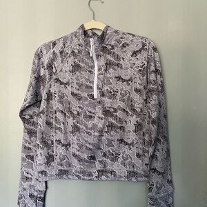 SPYDER active Women’s 1/4 Zip Cropped top size small